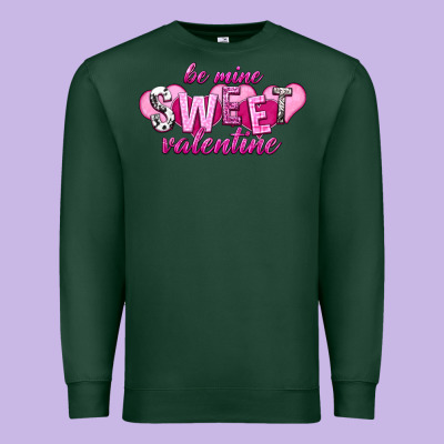 Be Mine Sweet Valentine's Day Premium Sweatshirt Designed By Howdyjamesfarm