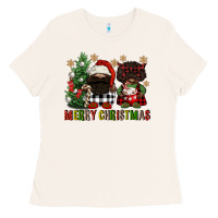 Bone merry christmas buffalo afro gnomies Ladies Tee - FaDigitalArtStudio