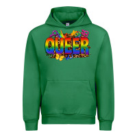 Emerald queer Urban Hoodie - FaDigitalArtStudio