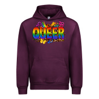 Mauve Wine queer Urban Hoodie - FaDigitalArtStudio