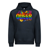 Navy queer Urban Hoodie - FaDigitalArtStudio