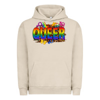 Pigment French Oak queer Urban Hoodie - FaDigitalArtStudio