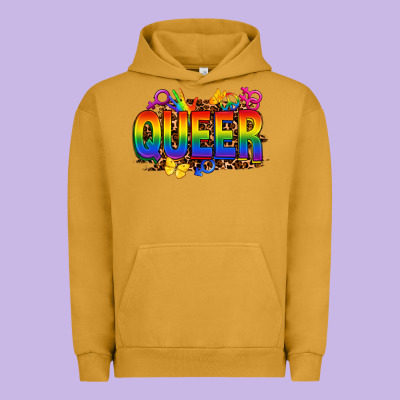 Queer Urban Hoodie Designed By Fadigitalartstudio