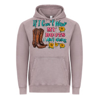 Vintage Zinc if i can't wear my boots i ain't going Vintage Hoodie - BarkalooDesign