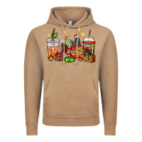 Vintage Coffee Christmas coffee cups with Labrador Vintage Hoodie - RanaPortraitStore