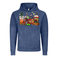 Vintage Denim Christmas coffee cups with Labrador Vintage Hoodie - RanaPortraitStore