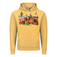 Vintage Mustard Christmas coffee cups with Labrador Vintage Hoodie - RanaPortraitStore