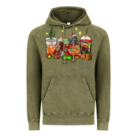 Vintage Olive Christmas coffee cups with Labrador Vintage Hoodie - RanaPortraitStore