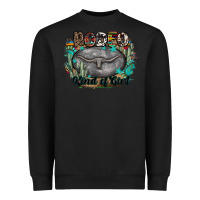 Black rodeo kind of girl Heavyweight Sweatshirt - MaliasSmallBusiness