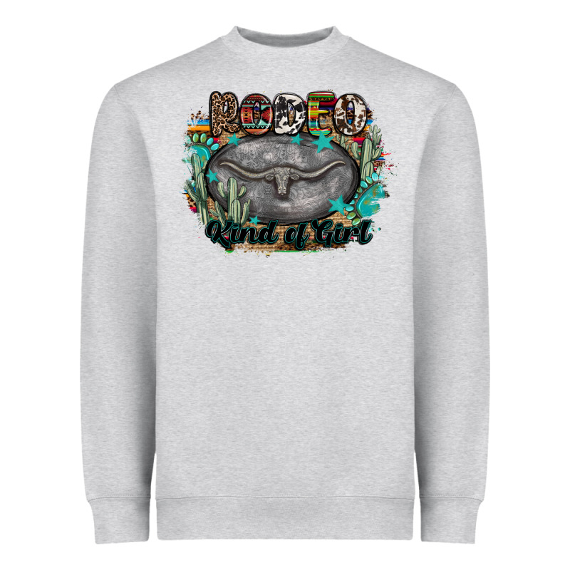 Rodeo Kind Of Girl Heavyweight Sweatshirt by MaliasSmallBusiness | Teevron