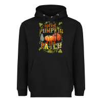 Black Cutest pumpkin in the patch Heavyweight Hoodie - NancyCooperArtShop