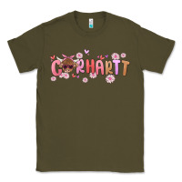 Army Green carhartt cow valentines day Classic Tee - MaliasSmallBusiness