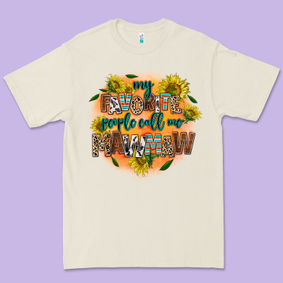 My Favorite People Call Me Mawmaw Premium Tee Designed By Adodesignshop