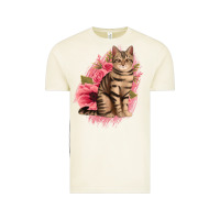 Vintage Arctic floral cat Vintage Tee - Jasminsmagicworld