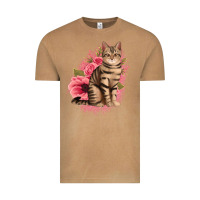 Vintage Camel floral cat Vintage Tee - Jasminsmagicworld