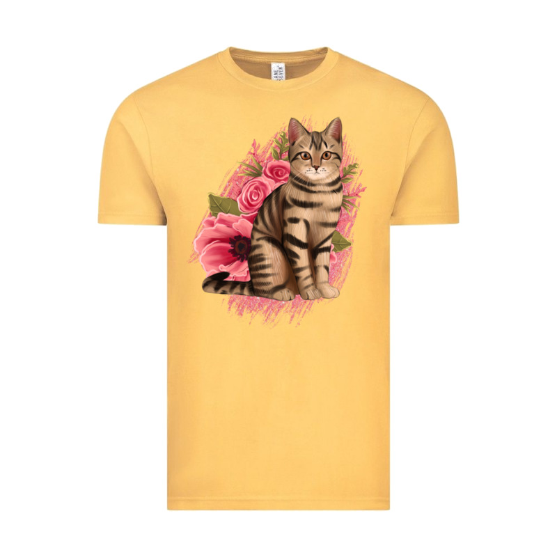 Floral Cat Vintage Tee by Jasminsmagicworld | Teevron