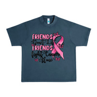 Midnight Navy friends dont let friends fight cancer alone Urban Heavy Tee - MaliasSmallBusiness