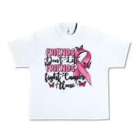 White friends dont let friends fight cancer alone Urban Heavy Tee - MaliasSmallBusiness