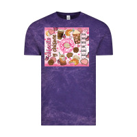 Cloud Purple cafecito y chisme Vintage Tee - JahusDesignShop