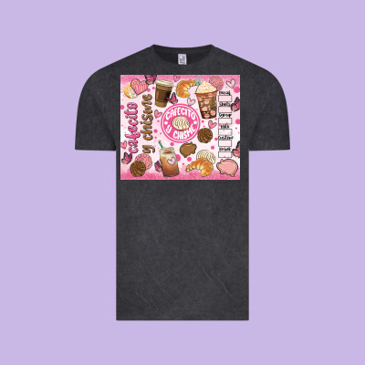 Cafecito Y Chisme Vintage Tee Designed By Jahusdesignshop