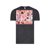 Vintage Black cafecito y chisme Vintage Tee - JahusDesignShop