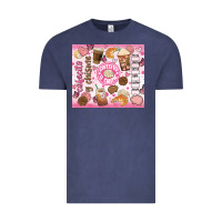 Vintage Denim cafecito y chisme Vintage Tee - JahusDesignShop