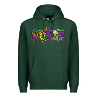 Sports Green Mardi Gras Day nurse Premium Hoodie - HowdyJamesFarm
