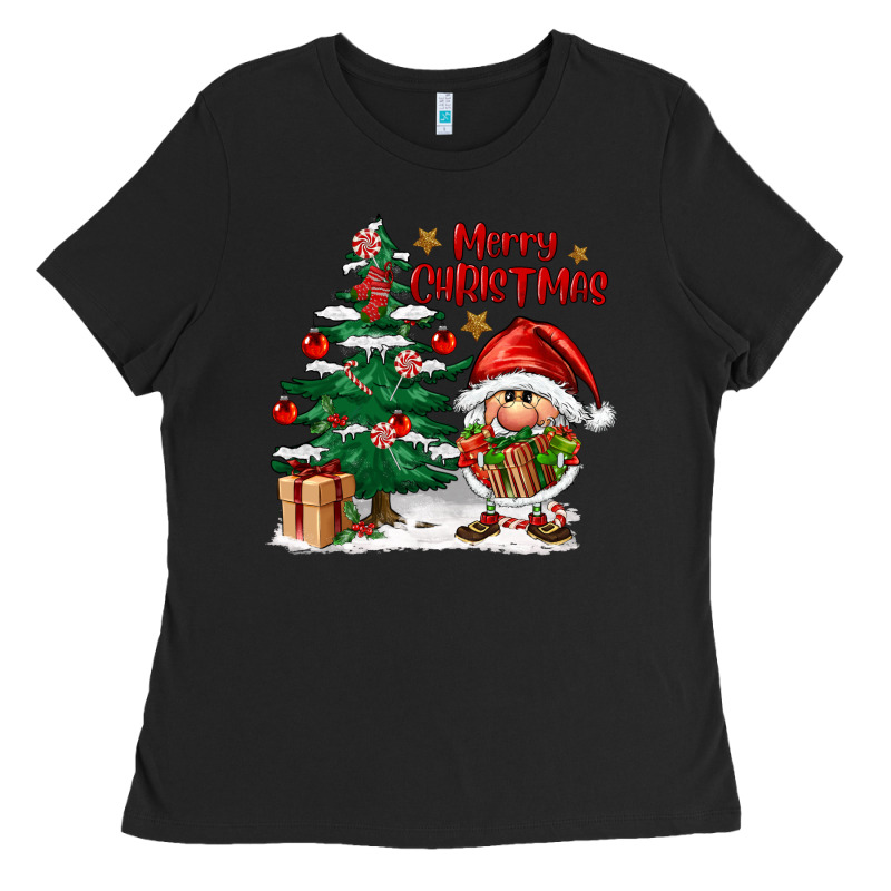 Merry Christmas Gnomes Ladies Tee by FaDigitalArtStudio | Teevron
