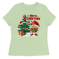 Matcha merry christmas gnomes Ladies Tee - FaDigitalArtStudio