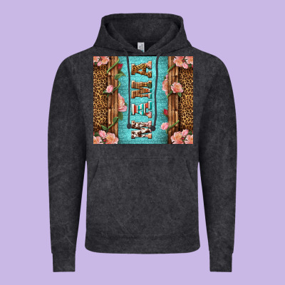Western Mama Pink Roses Vintage Hoodie Designed By Lillyallendesigns