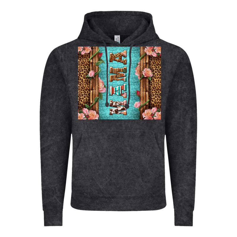 Western Mama Pink Roses Vintage Hoodie by LillyAllenDesigns | Teevron