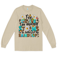 Mushroom ive survived too many storms to be bothered by rai Long Sleeve Tee - NancyCooperArtShop