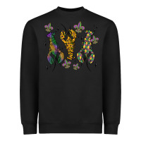 Black mardi gras crawfish Heavyweight Sweatshirt - MaliasSmallBusiness