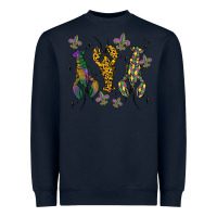 Navy mardi gras crawfish Heavyweight Sweatshirt - MaliasSmallBusiness