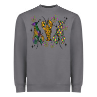 Storm mardi gras crawfish Heavyweight Sweatshirt - MaliasSmallBusiness
