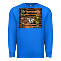 True Royal daddy's hunting buddy Premium Sweatshirt - TumblerDesignByShophia