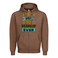 Chestnut world's best peepaw ever Zipper Hoodie - Jasminsmagicworld