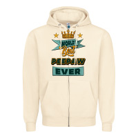 Sandshell world's best peepaw ever Zipper Hoodie - Jasminsmagicworld
