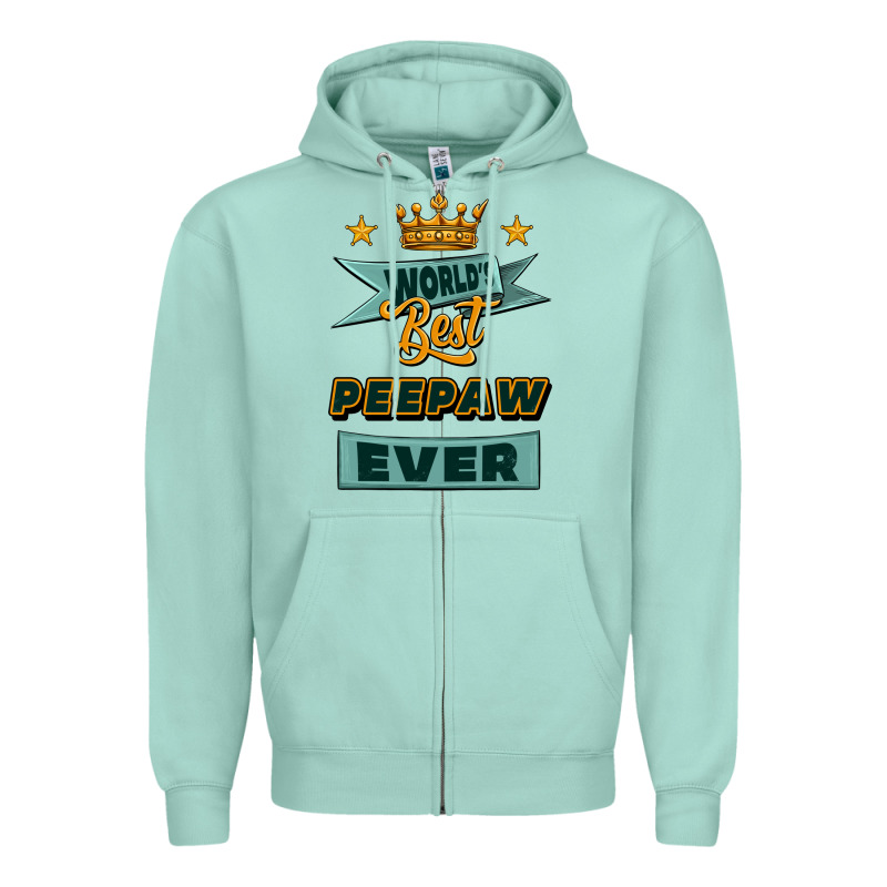 World's Best Peepaw Ever Zipper Hoodie by Jasminsmagicworld | Teevron
