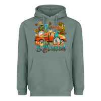 Sage Fall Thankful and blessed Heavyweight Hoodie - NancyCooperArtShop