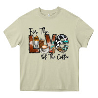 Mossy for the love of the coffe Heavy Core Tee - CowhideDigitalArt