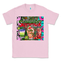 Bubblegum Pink summer time Classic Tee - CowhideDigitalArt