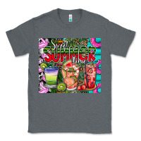 Charcoal Heather summer time Classic Tee - CowhideDigitalArt
