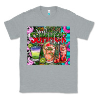 Heather Grey summer time Classic Tee - CowhideDigitalArt