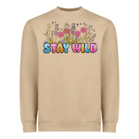 Mushroom stay wild Heavyweight Sweatshirt - MaliasSmallBusiness