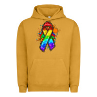 Pigment Peanut Butter Pride ribbon Urban Hoodie - FaDigitalArtStudio