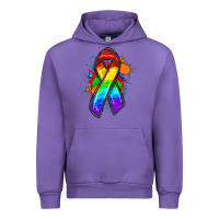 Tulip Pride ribbon Urban Hoodie - FaDigitalArtStudio