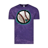 Cloud Purple glitter baseball Vintage Tee - Jasminsmagicworld
