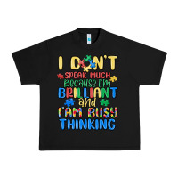 Black dont speak much because im brilliant Urban Heavy Tee - MaliasSmallBusiness