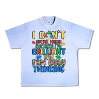 Grape Ice dont speak much because im brilliant Urban Heavy Tee - MaliasSmallBusiness